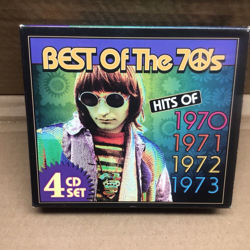Best Of The 70s Hits 1970 1973 4 Cd Set Cardboard Case Used Good Condition